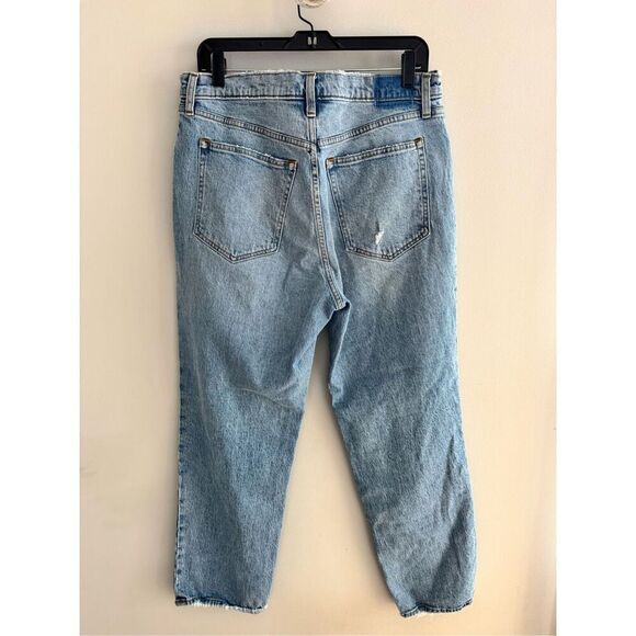 Abercrombie The 90’s Straight Ultra High Rise Jeans NWT 32 / 14 S - Picture 8 of 9